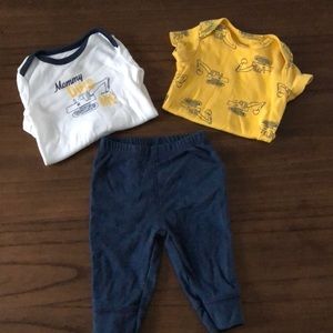 Carter’s 3 Piece Infant Boys Set - Size 3 months